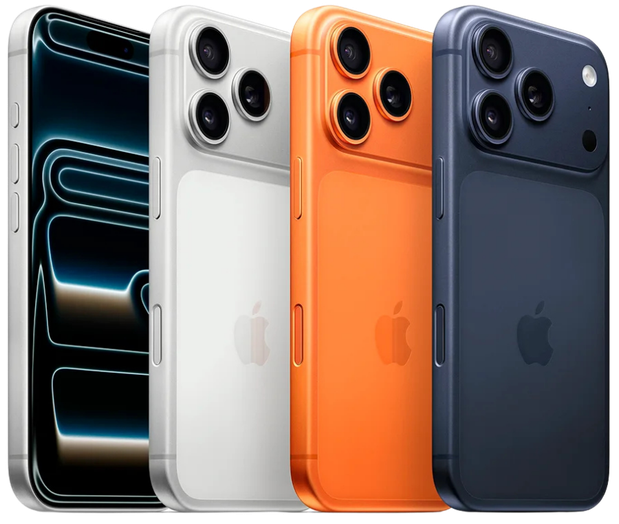 Linha de iPhones em destaque